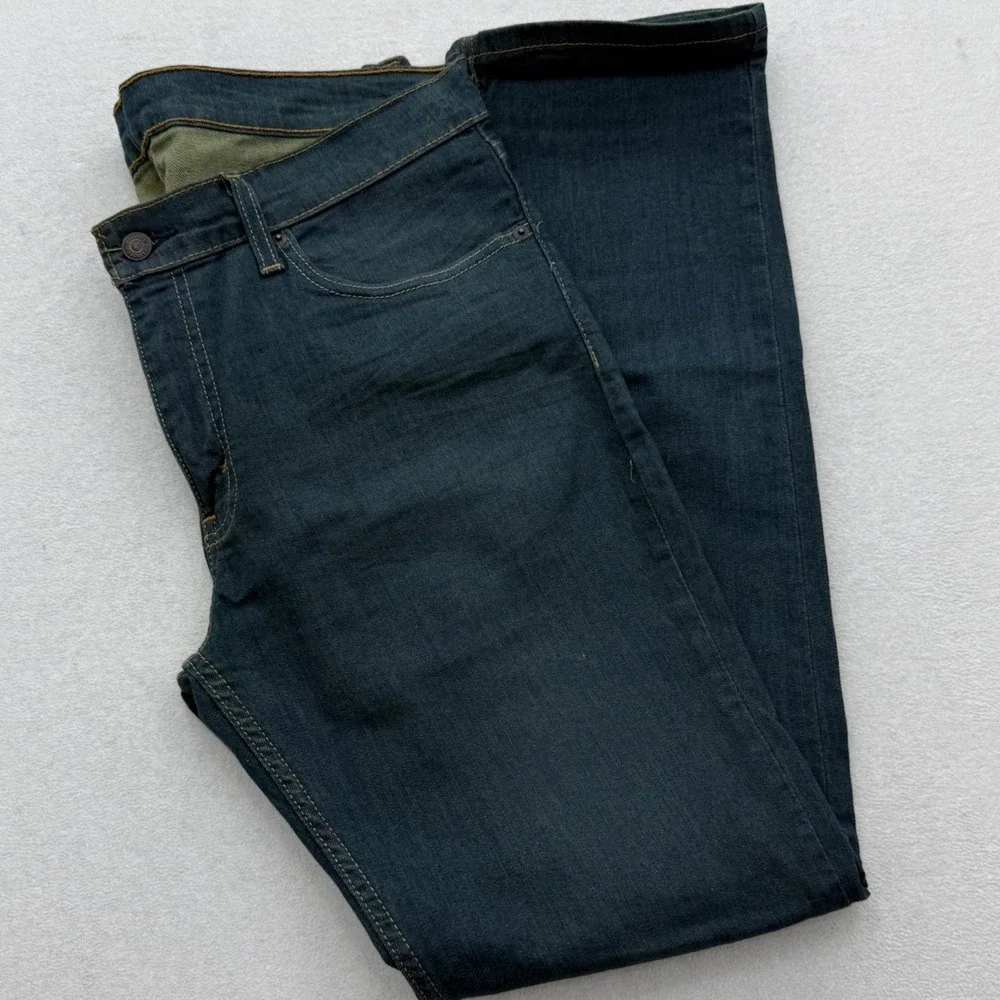 Levi's 511 Slim Fit Straight Dark Wash Mens W34 L32 Jeans‎ Casual Comfort 2020